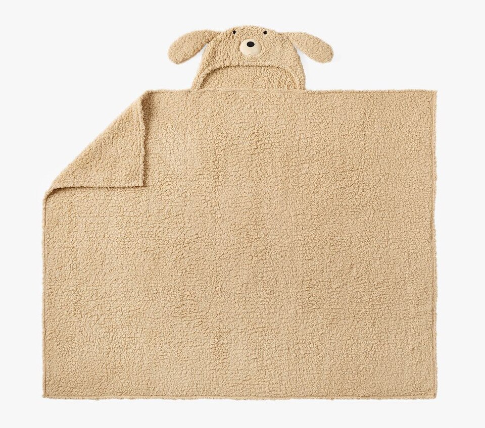 Sherpa Animal Hooded Blanket Collection