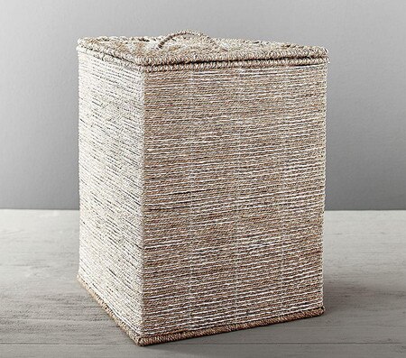 Silver Rope Corner Basket Pottery Barn Kids Au Get fast shipping on your order today! silver rope corner basket