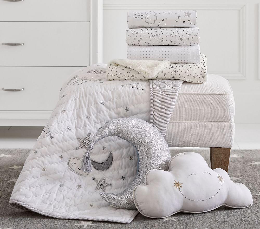 white cot quilt cover