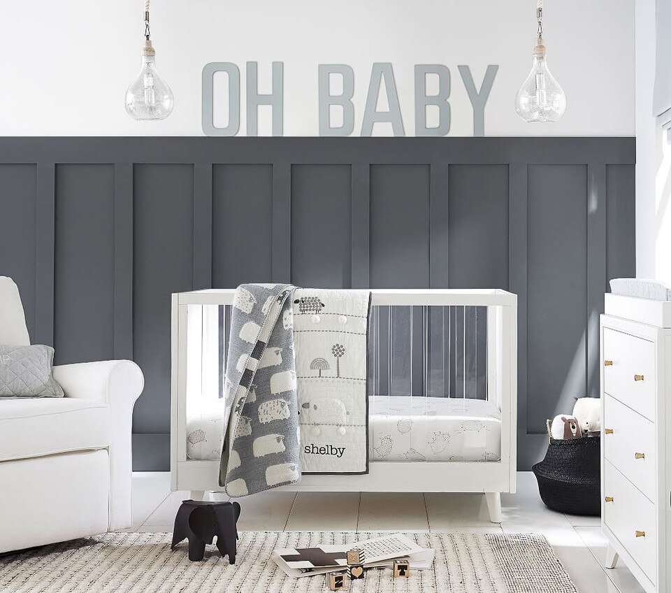 Sloan Acrylic Convertible Cot - Pottery Barn Kids Australia