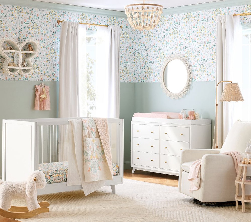 Sloan Acrylic Convertible Cot