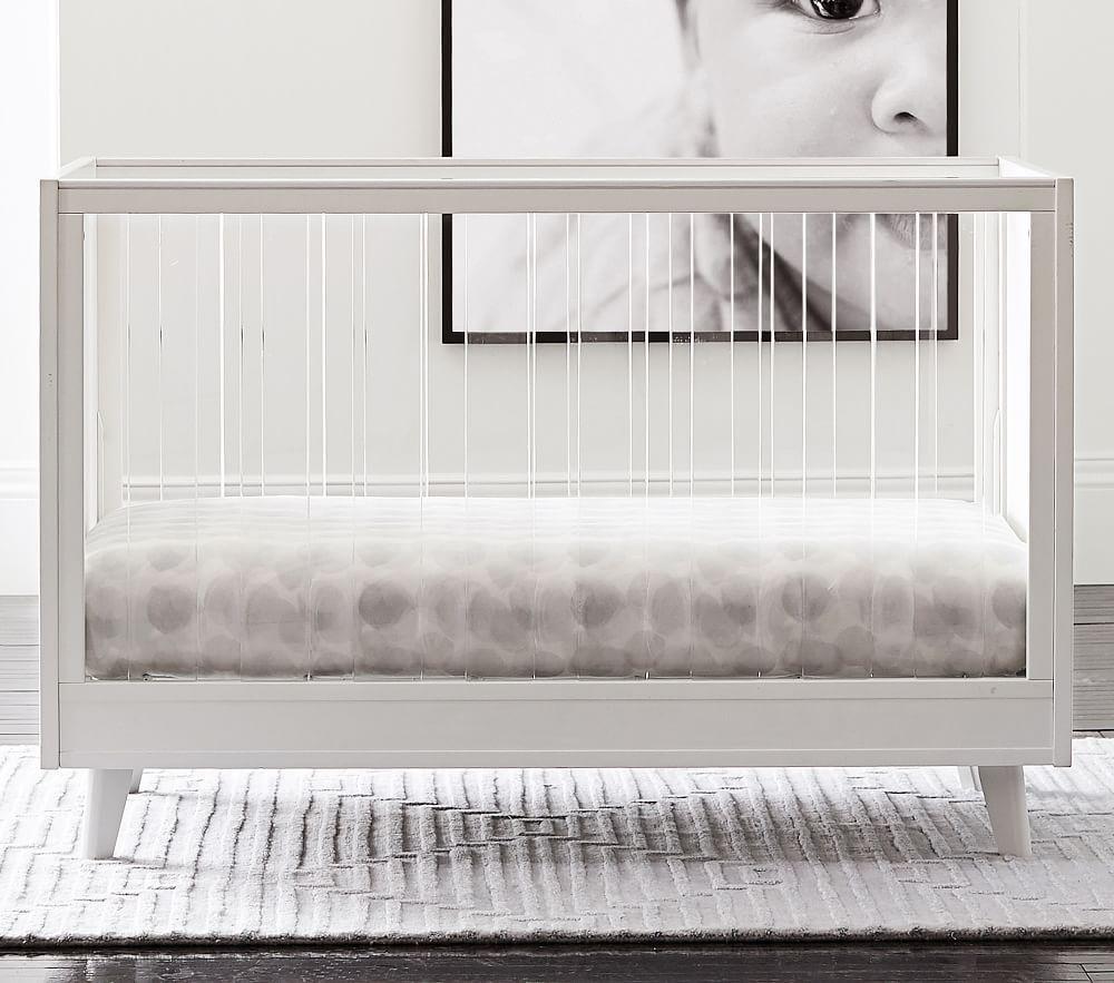 clear acrylic baby crib