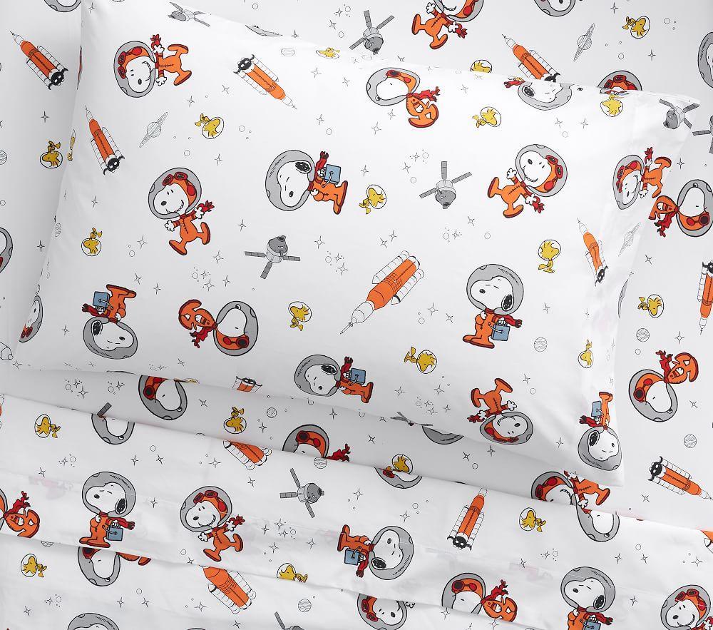 pottery barn snoopy sheets