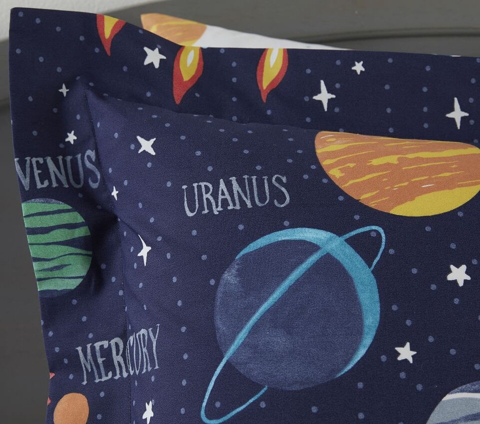 Solar System Glow-in-the-Dark Quilt Cover & Pillowcases