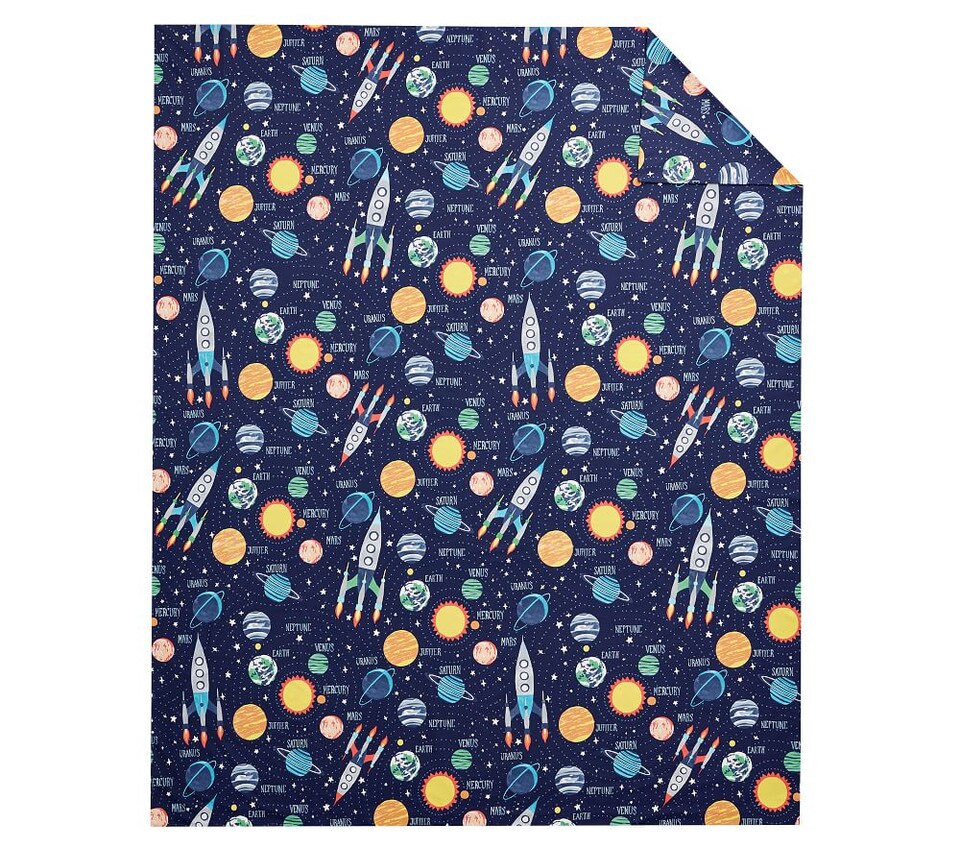 Solar System Glow-in-the-Dark Quilt Cover & Pillowcases
