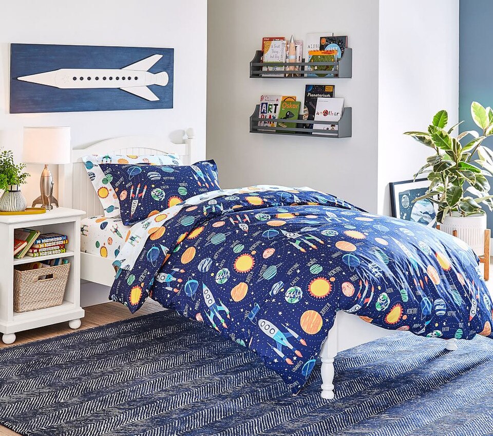 Solar System Glow-in-the-Dark Quilt Cover & Pillowcases