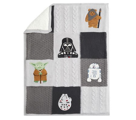 Star Warsa Heirloom Patchwork Knit Baby Blanket Pottery Barn Kids Au