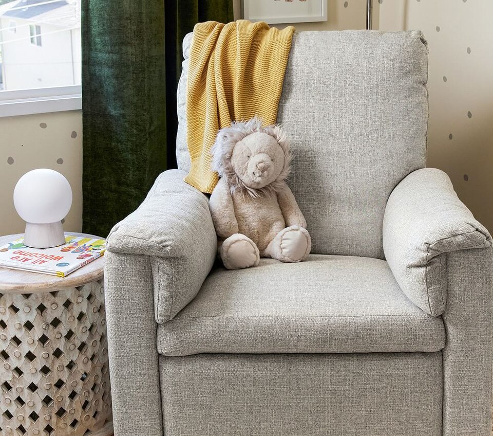 Taupe Lion Animal Plush