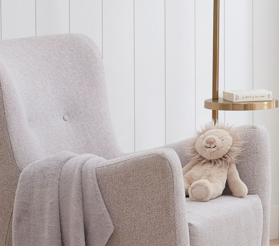 Taupe Lion Animal Plush