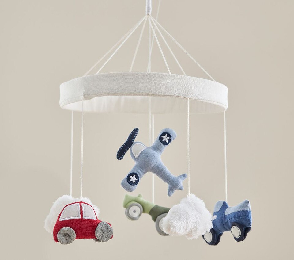 Things-That-Go Baby Cot Mobile