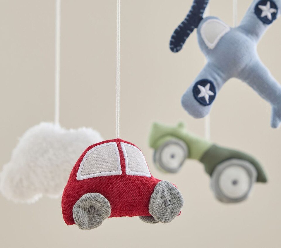 Things-That-Go Baby Cot Mobile