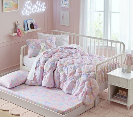 Tie Dye Heart Organic Sheet Set