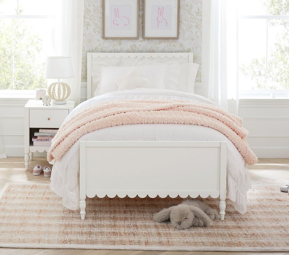 Washed Cotton Ruffle Organic Quilt Cover & Pillowcases