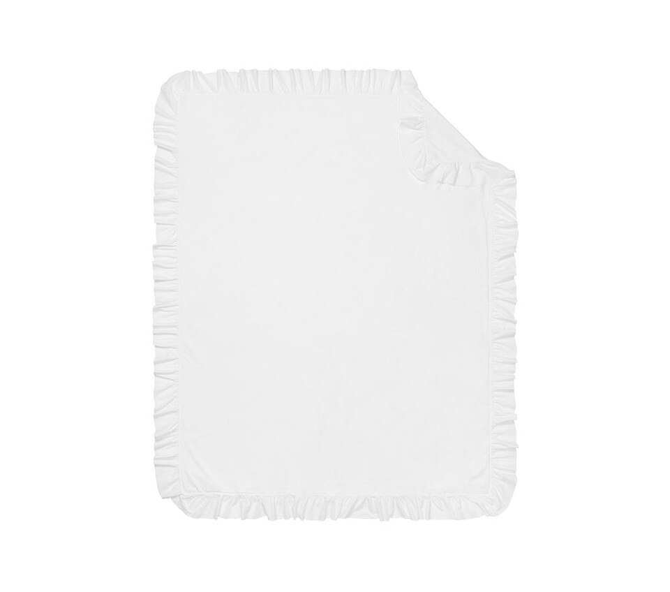 Washed Cotton Ruffle Organic Quilt Cover & Pillowcases