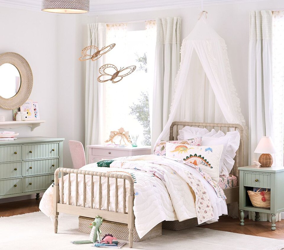 Washed Cotton Ruffle Organic Quilt Cover & Pillowcases
