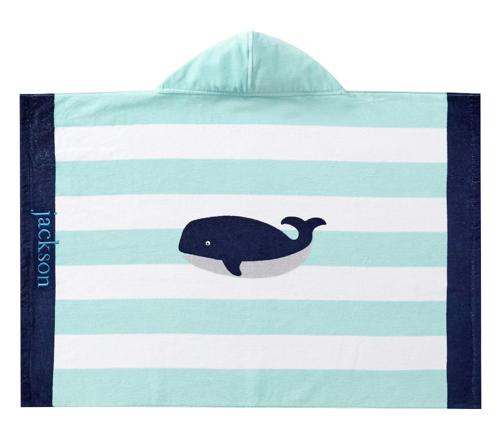 whale baby towel