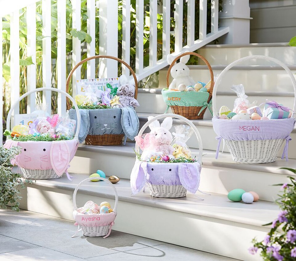 White Sabrina Easter Baskets