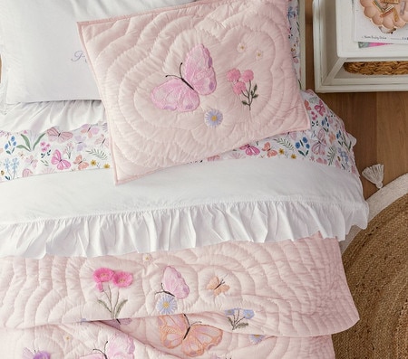 Butterfly Pottery Barn Kids Pillow Wildflower Butterfly Comforter