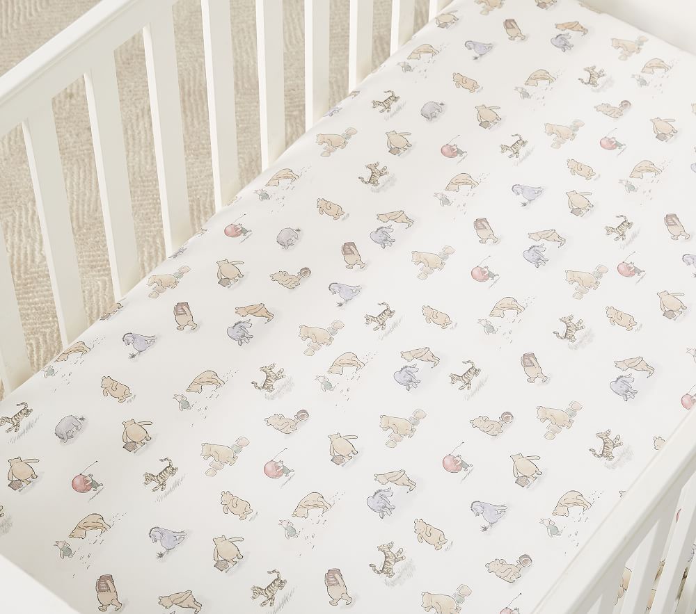 pooh bed sheet