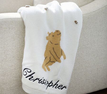 Disney Winnie The Pooh Heirloom Baby Blanket Pottery Barn Kids Au