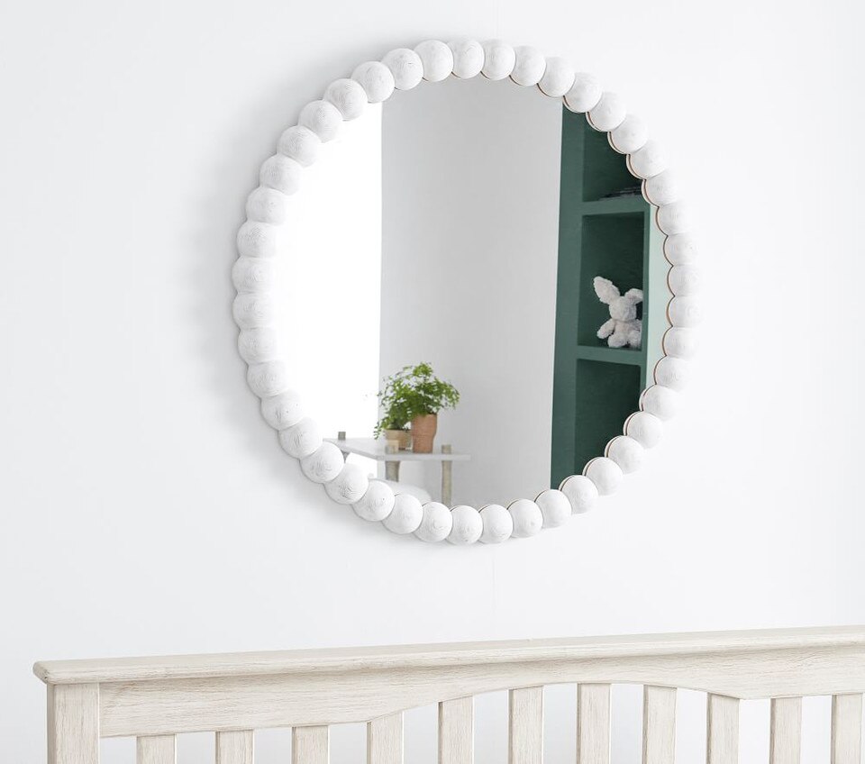 Wood Ball Mirror