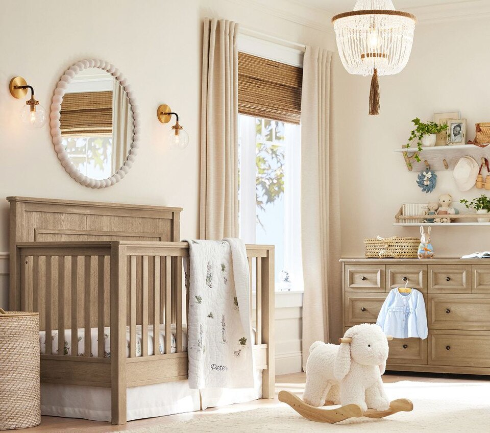 Wood Ball Mirror