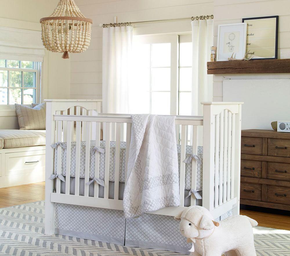 beaded chandelier nursery