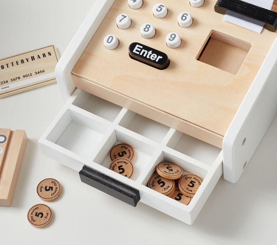Wooden Cash Register