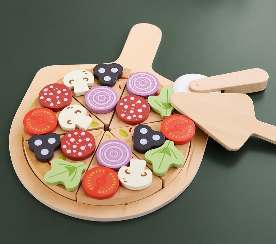Wooden Pizza Set