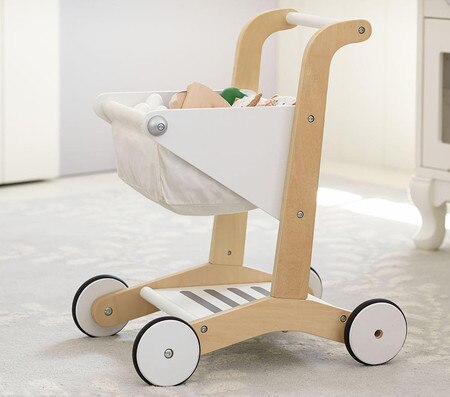 Wooden Shopping Cart