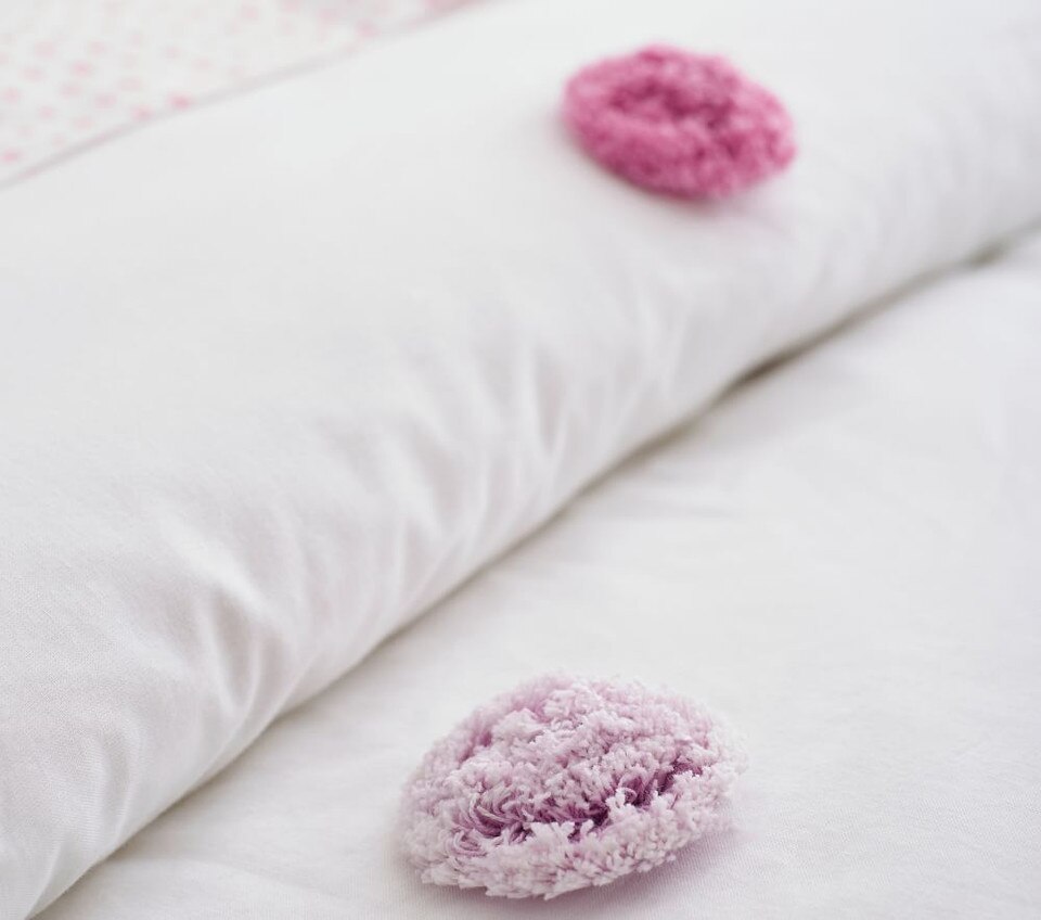 Zoey Pom-Pom Quilt Cover & Pillowcases
