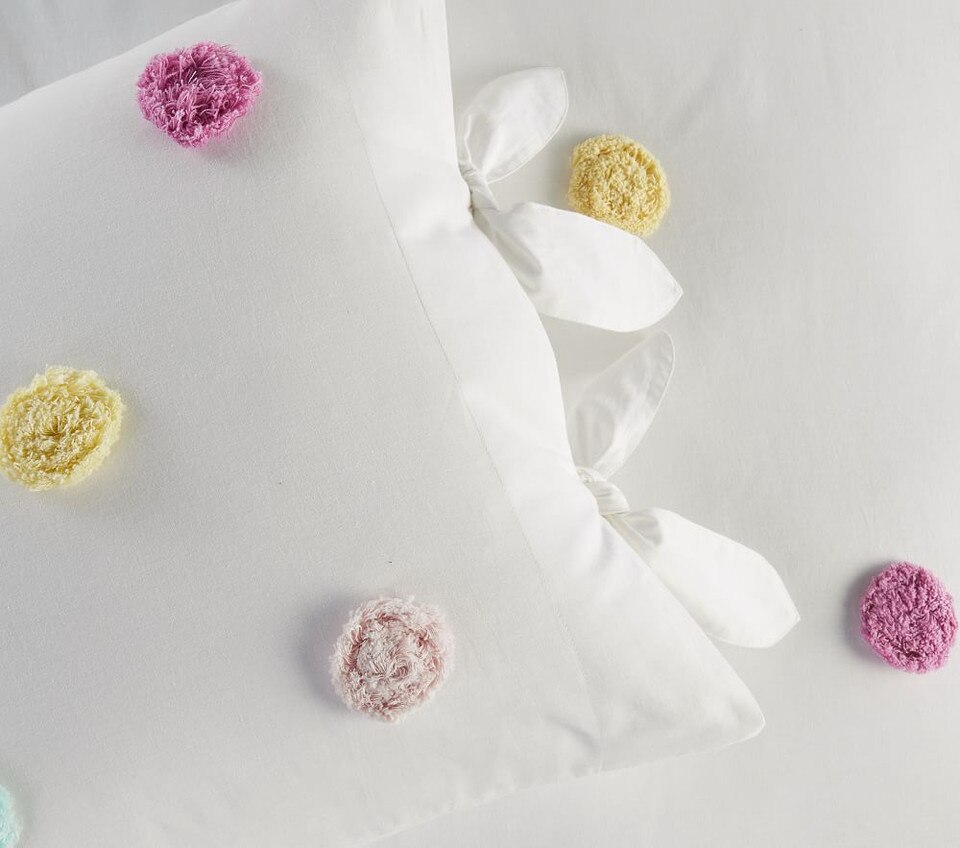Zoey Pom-Pom Quilt Cover & Pillowcases